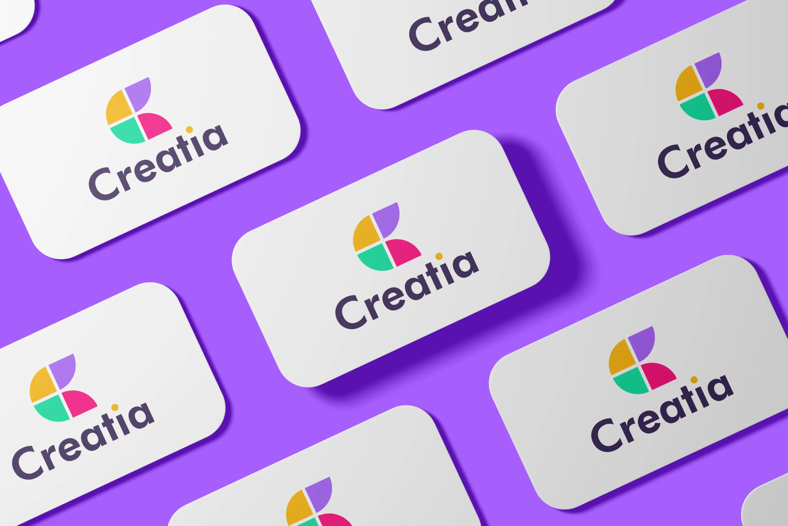 Brand Identity of Creatia and Website Design